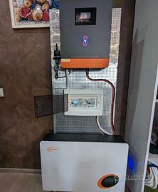 Kit 10kw fotovoltaico accumulo 6kw Litio impianto