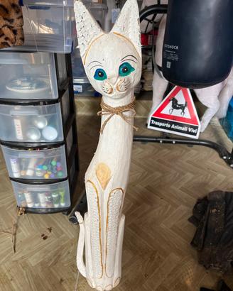 Gatto in legno