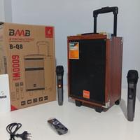 Cassa bluetooth portatile karaoke 6000 watt pmpo 