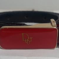 Cinta Dior originale in vero pitone 