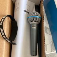 Microfono Shure Beta58A NUOVO Mai usato