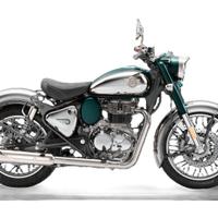 Royal Enfield Classic 350 cromata verde