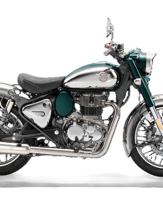 Royal Enfield Classic 350 cromata verde