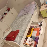 letto singolo doppio divano 2 cassetti