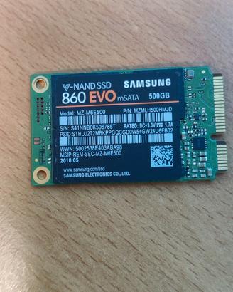 Samsung 860 EVO mSATA 500GB SSD MZ-M6E500