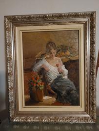 Quadro Aldo Parmigiani "Innamorata"