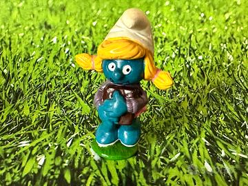 Puffetta Scolara con Libro Schleich vintage 1983