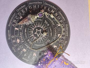 pendolo esoterico con tavola 