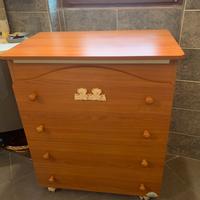 Cassettiera fasciatoio goldenbaby