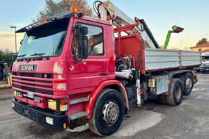 SCANIA 93H 280 RIBALTABILE + GRU