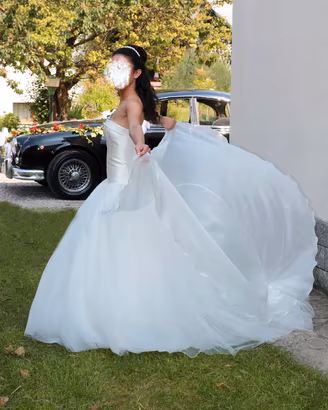 Abito da sposa di atelier, tessuti preziosi