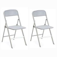 Set 2 sedie CALLIGARIS Connubia Alu pieghevoli