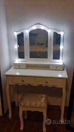 specchiera per trucco con luci regolabili 
