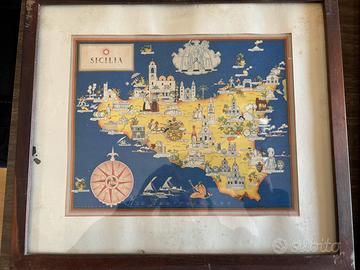 4 stampe antiche Regioni Italiane