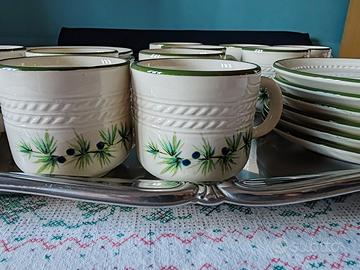 Set caffè vintage  11 pz Pagnossin Treviso
