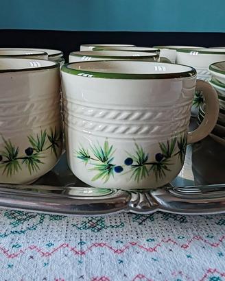 Set caffè vintage  11 pz Pagnossin Treviso