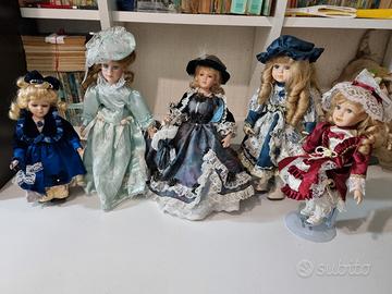 bambole in porcellana