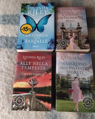 Serie libri Lucinda Riley 24 euro quattro libri,
