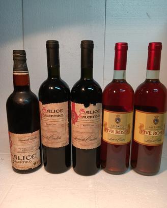 Lotto vino rosso Salice Salentino Riserva Leone de