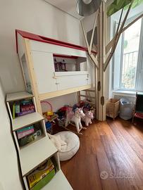 Casetta sull’albero- doppio letto a castello +