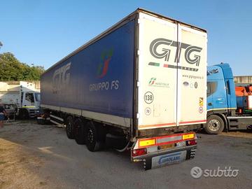 Semirimorchio con sponde