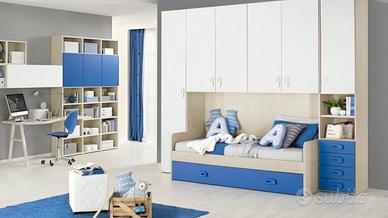 Letto singolo/doppio con rete e materasso