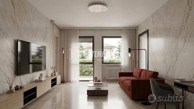 Quadrilocale con progetto di ristrutturazione chia