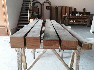 Tavole legno massello TEAK - Stagionate