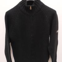 Cardigan Energie tg L nero doppia zip