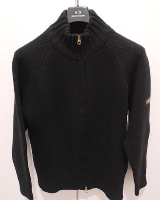 Cardigan Energie tg L nero doppia zip
