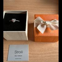 Anello Stroili cuore argento 