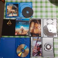 lotto giochi ps4, ps2 psp assassins creed god of 