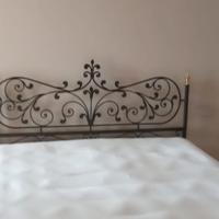 letto matrimoniale in ferro battuto fatto a mano 