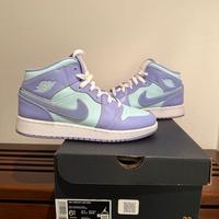 SCARPE JORDAN 1 MID PURPLE PULSE GS taglia 39