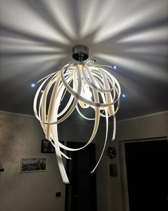 Lampadario di design Swarosky + led