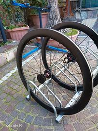 ruote in carbonio 50mm disc.