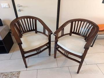 Coppia di poltroncine 