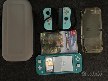 Nintendo switch lite turchese+accessori