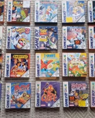 GIOCHI GAME BOY CON SCATOLA E LIBRETTO