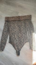 Body Leopardato in Pizzo