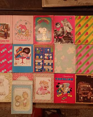 Collezione quaderni e copertine scolastiche