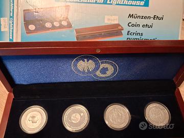 monete argento da  10 euro 2006 Germania fifa 