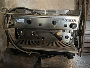 Macchina caffe Rancilio con 2 gruppi e macina caff