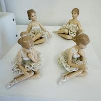 Bomboniere ballerine in ceramica