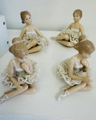 Bomboniere ballerine in ceramica