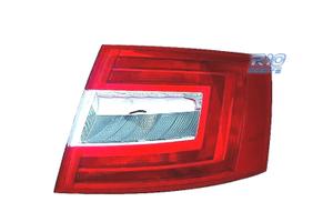 FANALE DX SKODA OCTAVIA 4P 13-17 BIANCO ROSSO