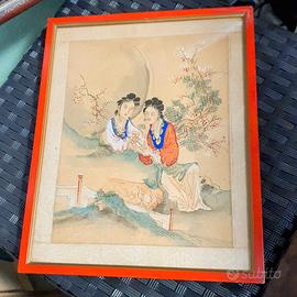 Dipinto cinese su seta