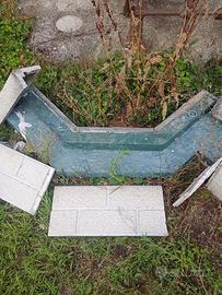 rivestimento per caminetto angolare 