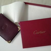 Cartier portafoglio e porta assegni vintage