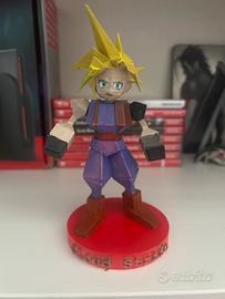 Final fantasy 7 figure retro stampate in 3d